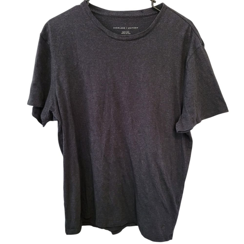 Everlane Uniform Organic Cotton Gray T-Shirt Men's Size Large